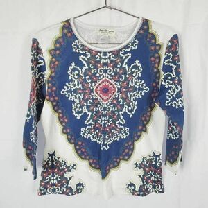 Norm Thompson Boho Blouse Embellished S